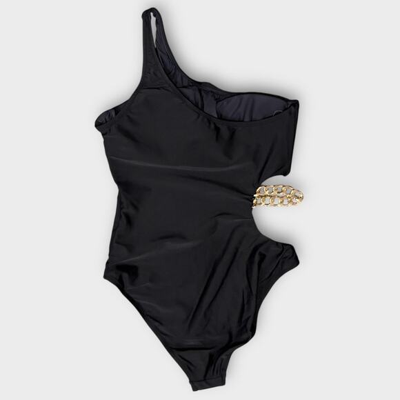 L'Agence Ava Chain One-Piece Swimsuit Size Large - Picture 5 of 9